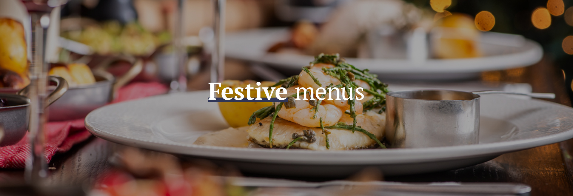 Festive Christmas Menu at The Volunteer 