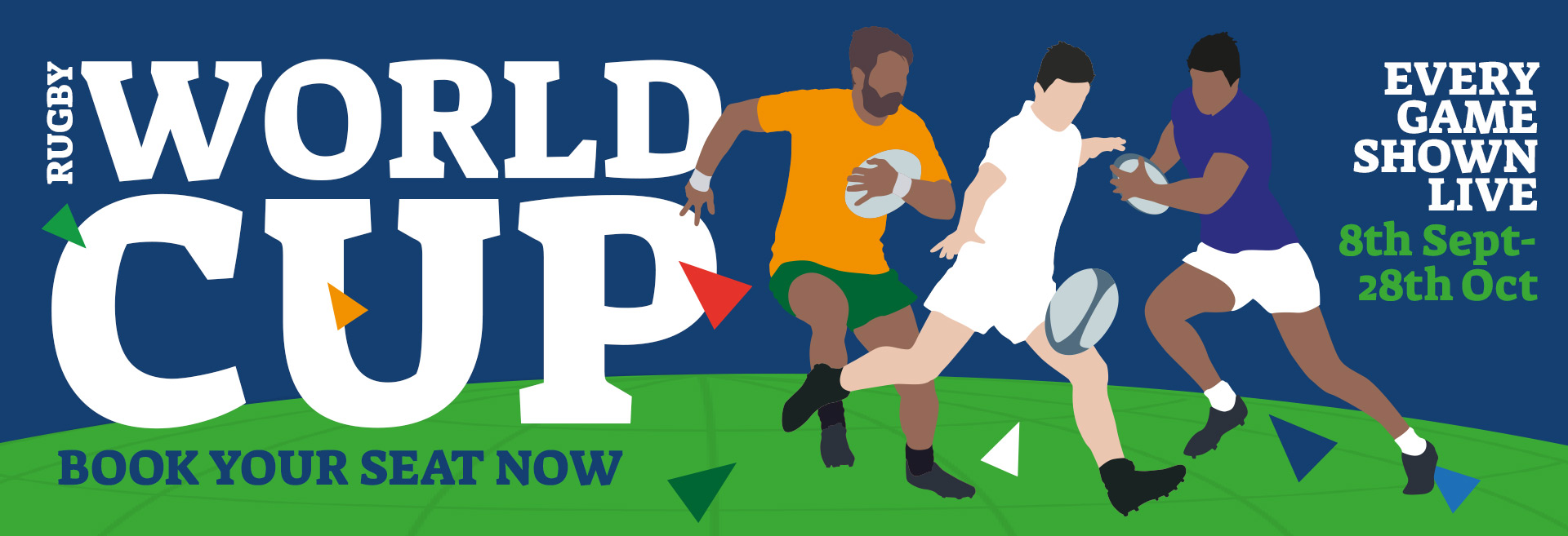 Watch the Rugby World Cup at The Volunteer
