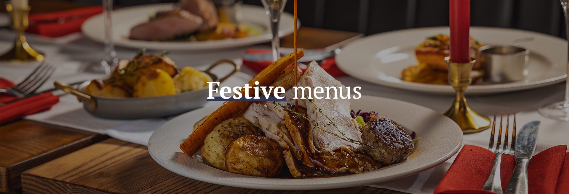 Christmas menu at The Volunteer