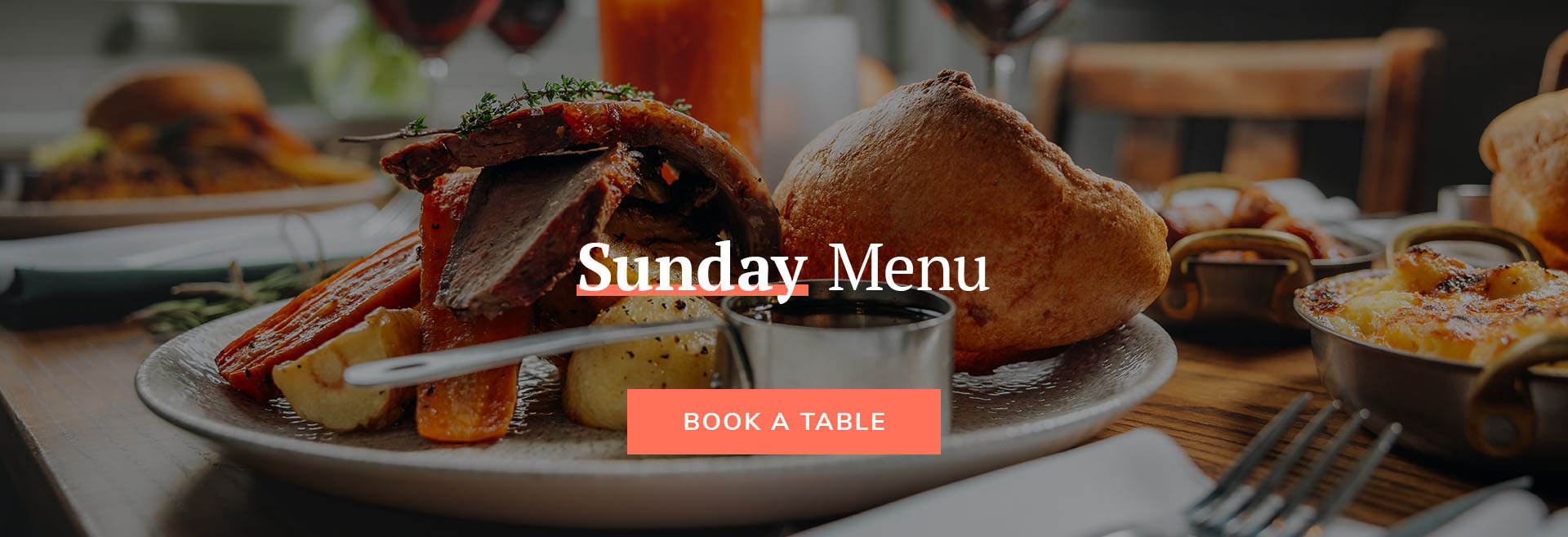 Sunday Menu at The Volunteer